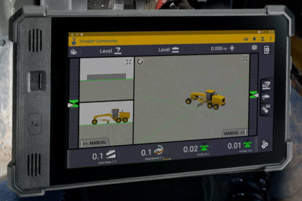 Trimble TD540 in a Motor Grader