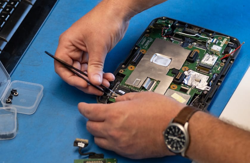 repairing a trimble data collector