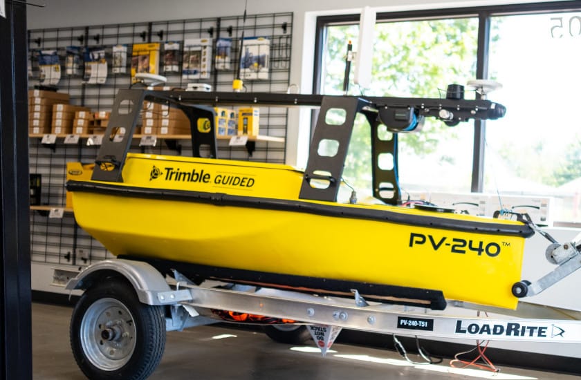 trimble marine drone