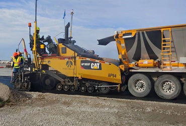 Asphalt paver automation systems for 2D and 3D paving projects